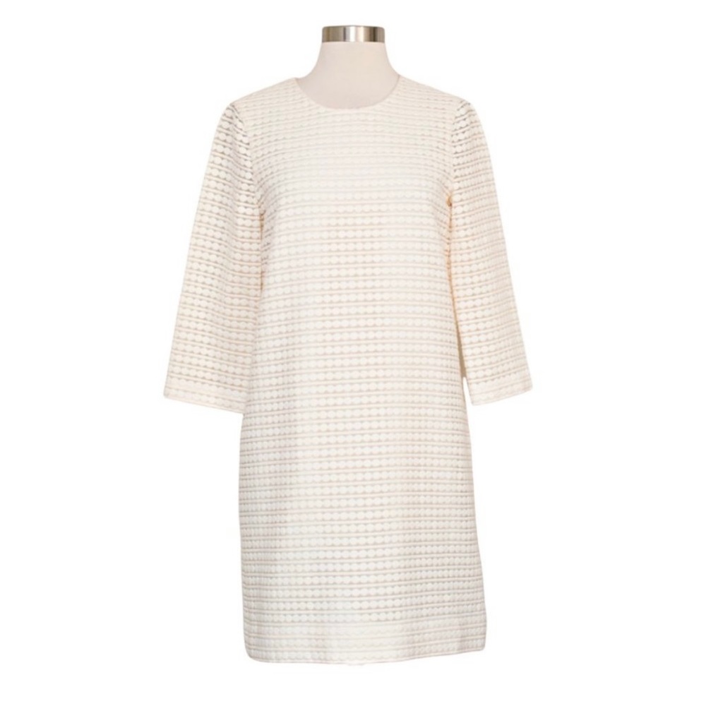 Kate Spade Cream Textured Dress